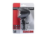 Simson Koplamp round naafdynamo 7 lux led zwart - thumbnail