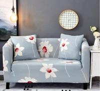 Sofa covers all-inclusive slip-resistente sectionele elastische volledige Bank cover sofa cover en kussensloop specificatie: drie zits + 2 pc's kuss - thumbnail