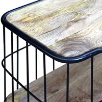 VidaXL Tv-meubel100x40x45 cm massief mangohout - thumbnail