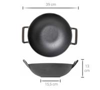 Blackwell Wokpan Gietijzer / Wadjan ø 32 cm / 3.3 liter - zonder anti-aanbaklaag - thumbnail