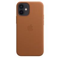 Apple leather case iPhone 12 Mini Saddle Brown - thumbnail