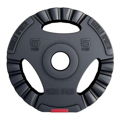 Olympische Halterschijf 5 kg Gripper Kunststof 50/51 MM Olympische Halterschijf 5 kg Gripper Kunststof 50/51 MM