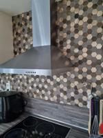 Mozaïek Isodeco Steenstrip Hexagon V-Groef Zelfklevend 28.8x29.2 cm Koper Isodeco - thumbnail