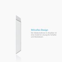 Busch-Jaeger 1-voudig Frame Frame Allweather 44 (IP44) Witaluminium (RAL 9006), Aluminium 2CKA001730A0276 - thumbnail