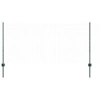 VidaXL Afrasteringspaal 5 pcs groen 140 cm staal - thumbnail