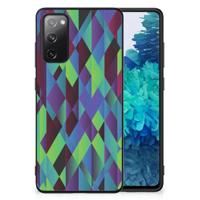 Samsung Galaxy S20 FE Backcover Abstract Green Blue - thumbnail
