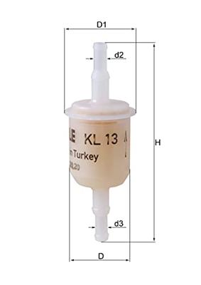 MAHLE benzinefilter fuel filter kl 13