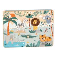 Small Foot - houten dierengeluiden puzzel safari - thumbnail