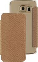 Mobilize Slim Booklet Samsung Galaxy S6 Soft Snake Creamy Rose - thumbnail
