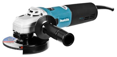 Makita 9565HR haakse slijper 230V 1100W - 125mm met accessoires