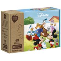 Clementoni Puzzel Disney Mickey Mouse 3x48 Stukjes - thumbnail