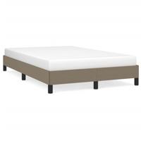 Bedframe zonder matras 120x190 cm stof taupe - thumbnail