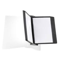 Durable Wandhouder voor bureaustandaard SHERPA® STYLE WALL 10 Zwart DIN A4 Aantal meegeleverde displaypanels 10 - thumbnail