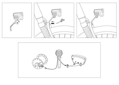 Lynx Koplamp dynamo sensor 30 lux