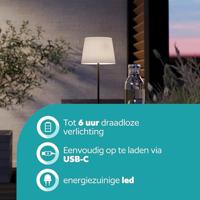 Eglo TafellampLeonero wit met groen - 75933 - thumbnail