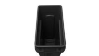 Afvalbak rubbermaid slim jim vt 87l zwart - thumbnail