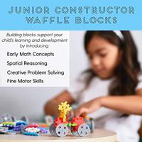 MARIOINEX Mini Waffle Constructor-blokjes, 300 stuks - thumbnail