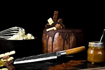FORGED - Olive Forged - Broodmes handgesmeed Olijfhout - thumbnail