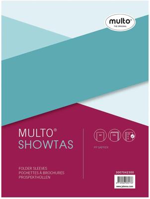 Showtas Multo A3 23-gaats PP 0.08mm dwars 10 stuks