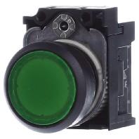Siemens 3SU1102-0AB40-1BA0 - Verlichte drukknop, 22 mm, rond, kunststof, groen, - thumbnail