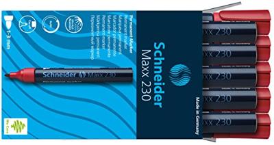 Schneider Marker permanent 230 rond rood 10st