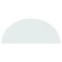 VidaXL Glasplaat voor open haard halfrond 1200x500 mm - thumbnail