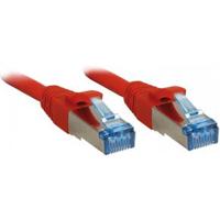 LINDY 47168 RJ45 Netwerkkabel, patchkabel CAT 6A S/FTP 10.00 m Rood 1 stuk(s) - thumbnail
