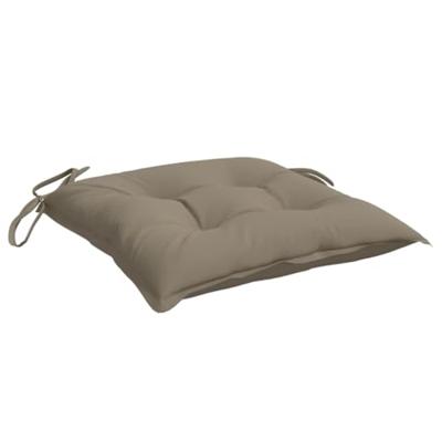 VidaXL Palletkussens 4 st 50x50x7 cm oxford stof taupe - thumbnail