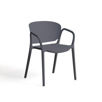 Kave Home Tuinstoel 'Ania' Kunststof, kleur Donkergrijs