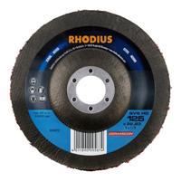 Rhodius 211317 SVS HD reinigingsvlies 125 x 22,23 mm staal gebogen Diameter 125 mm 3 stuk(s) - thumbnail