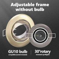 VidaXL Spotje 12 pcs koper 9 x 9 x 2.5 cm metaal - thumbnail