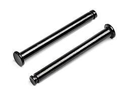 Flange shaft 3x30mm (black)