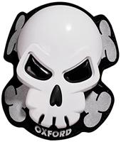 OXFORD kneesliders knee slider skull white - thumbnail