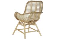 Trädgårdsstol DKD Home Decor Multicolour Natuurlijk Rotan 61 x 58 x 92 cm 62 x 62 x 92 cm - thumbnail