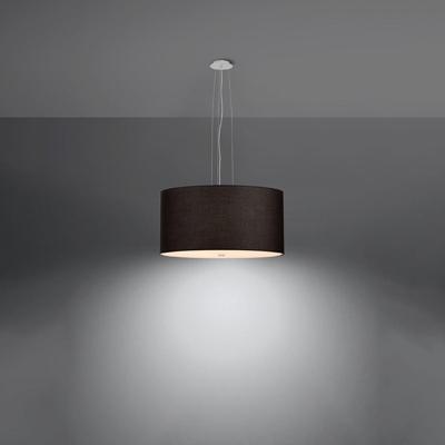 Eenvoudige zwarte Kroonluchter OTTO 50