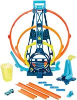Hot Wheels Track Builder - Driedubbele loopingset - thumbnail