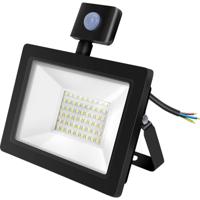 LED Bouwlamp 30W met Sensor - Koud Wit 6400K - IP65 Waterdicht - thumbnail