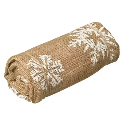 NATURE Afdekhoes jute met koord - Naturel