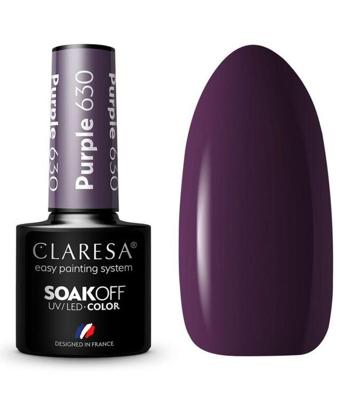 Claresa uv/led gellak 5ml purple 630 classic look