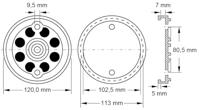 KS Tools 160.0463 Rubberen schijf (Ø x h) 120 mm x 22 mm - thumbnail