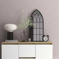 VidaXL Spiegel 70x30 cm ijzer zwart - thumbnail