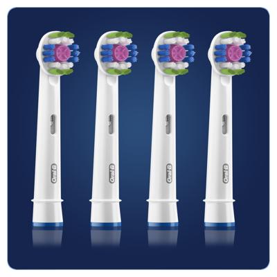 Oral B Oral-B Opzetborstels 3D White - 4 stuks
