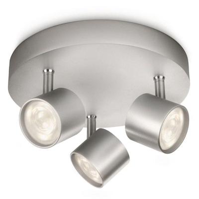 Philips Plafondspot LedMy Living Star 3-lichts metaalgrijs - 562434816
