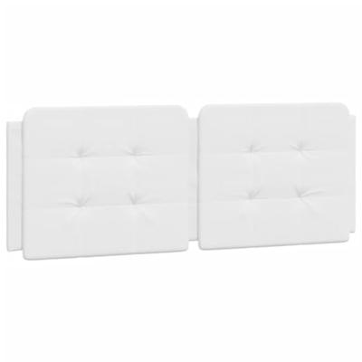 Bedframe met LED-verlichting kunstleer wit 120x200 cm