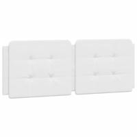 Bedframe met LED-verlichting kunstleer wit 120x200 cm - thumbnail