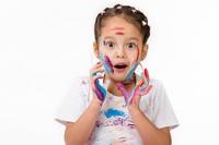 Boti Natural face & fingerpaint tube - rood en oranje, 2x65ml - thumbnail