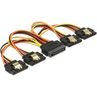 DeLOCK SATA 15 pin power > SATA 15 pin power 4x kabel - thumbnail