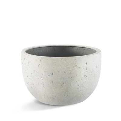 Grigio New Egg Pot Low 80x47cm Antique White