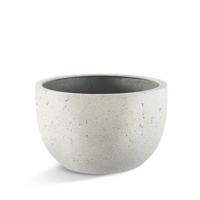 Grigio New Egg Pot Low 80x47cm Antique White - thumbnail