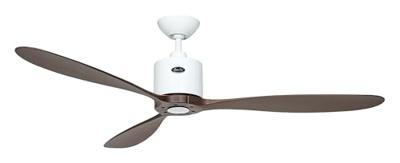 CasaFan AEROPLAN ECO 132 WE-NB Flügel Massivholz Nussbaum Plafondventilator 27 W (Ø x h) 132 cm x 310 mm Wit Met afstandsbediening, Timer, Met wintermodus CasaFan AEROPLAN ECO 132 WE-NB Flügel Massivholz Nussbaum Plafondventilator 27 W (Ø x h) 132 cm x 310 mm Wit Met afstandsbediening, Timer, Met wintermodus
